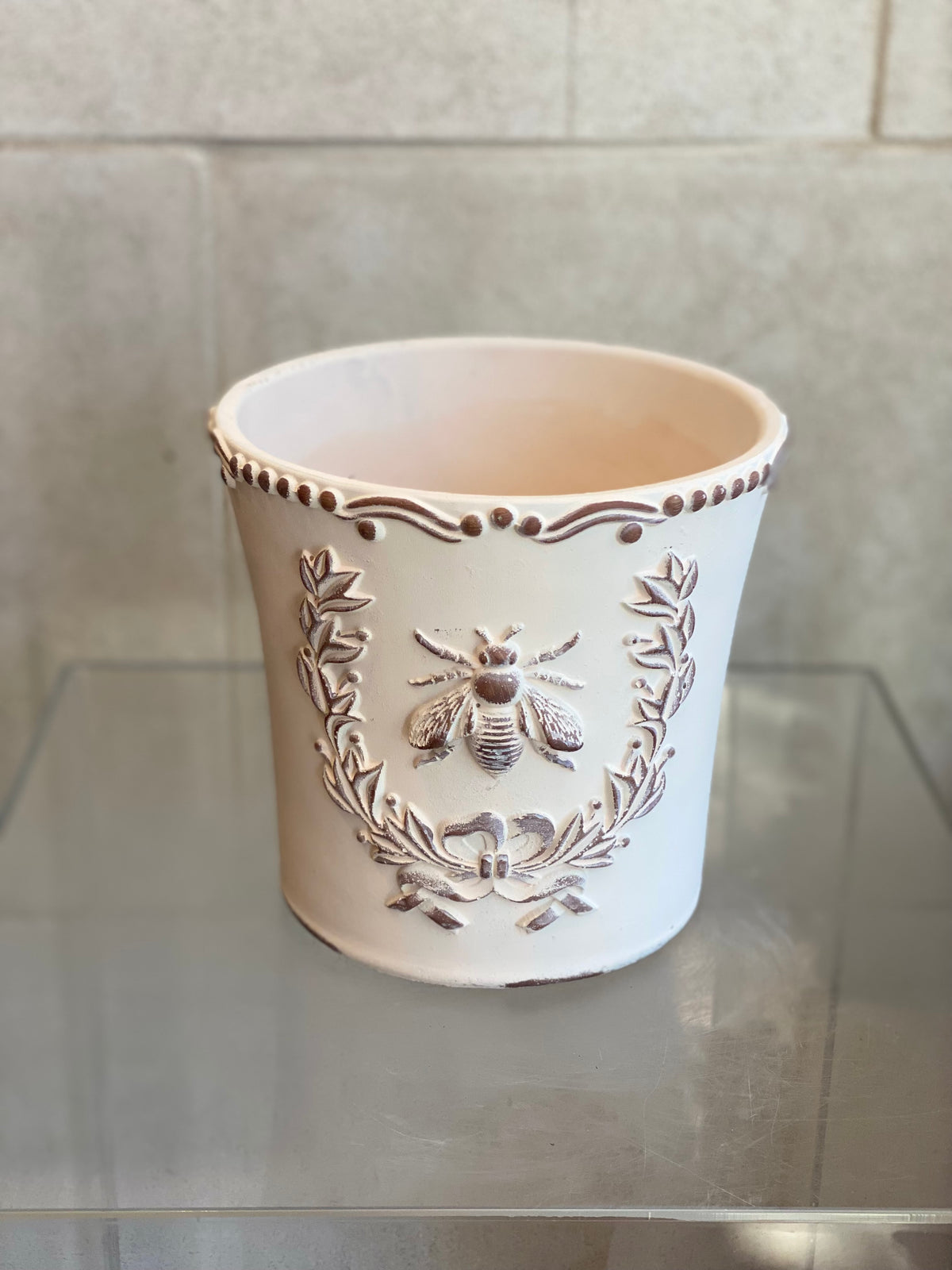 Embossed Bee Planter